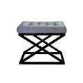 Miniatyrbillede 1 af 2: Puf Capraz - Sort, Grå v2