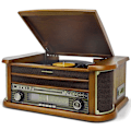 Miniatyrbillede 2 af 3: NR560 Musikanlæg i retrostil.