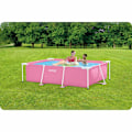 Miniatyrbillede 3 af 5: Stor rektangulær ramme havepool 220 x 150 cm INTEX 28266