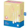 Pikkukuva 5 / 5: Satisfyer - Yoni Power 1 harjoitussetti valkoinen