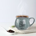 Miniatyrbillede 2 af 7: Grå keramisk kop - Elegant og perfekt til kaffe
