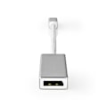 Pikkukuva 3 / 6: Mini DisplayPort kaapeli | DisplayPort 1.2 | Mini DisplayPort Uros | DisplayPort Naaras | 21.6 Gbps | Kullattu | 0.20 m | Pyöreä | Punottu | Hopea | L