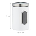 Miniatyrbillede 4 af 7: Opbevaringsglas med udsigtsvindue