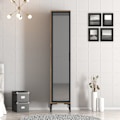 Miniatyrbillede 1 af 8: Garderobe Kumsal R - Valnød, antracit