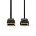 Miniatyrbillede 2 af 3: Displayport kabel | DisplayPort Han | DisplayPort Han | 8K@60Hz | Guldplateret | 2.00 m | Runde | PVC | Sort | Box