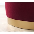 Pikkukuva 5 / 5: Pouffe Dover - Claret Red
