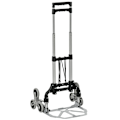 Miniatyrbillede 1 af 10: Trappeklatrer Sæk Lastbil Sammenfoldelig, 6-Rullesystem, Fast Reb, Op Til 70 Kg, Aluminium, Sølv, 70 Kg Lastkapacitet