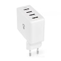 Miniatyrbild 1 av 8: Väggladdare | 24 W | Snabbladdnings funktion | 4x 2.4 A | Antal utgångar: 4 | 4x USB-A | Utan kabel | Single Voltage Output