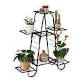 Miniatyrbillede 1 af 8: Blomstertrappe i metal