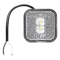 Miniatyrbillede 4 af 7: Positionslygte foran 12/24V hvid 65 x 65 mm LED