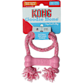 Miniatyrbillede 2 af 6: KONG Puppy Goodie Bone med reb XS EU