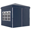 Miniatyrbillede 1 af 10: Lysthus 2,5 x 2,5 m, vandafvisende, stabilt, vintertæt pop-up foldepavillon, UV-beskyttelse 50+, sammenfoldeligt partytelt, havetelt med 4 sidepaneler