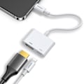 Miniatyrbillede 2 af 8: iPhone Lightning til HDMI FullHD + Lightning adapter hvid