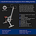Miniatyrbillede 2 af 4: I-Kracht KT-00131: Total Fitness Crunch med Digital Monitor Sort