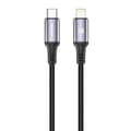NEXTBATT USB-C till Lightning-kabel 30W, 3A, 1m - Svart