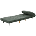 Miniatyrbillede 1 af 10: 2-i-1 sovesofa, stoleseng, justerbar foldemadras, gæsteseng i fløjlsbukser, til soveværelse, stue, grøn, 82 x 89 x 83 cm