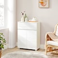 Miniatyrbild 6 av 7: Vitt mångsidigt förvaringsskåp för badrum