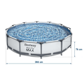 Miniatyrbillede 6 af 6: Ramme havepool 366 x 76 cm 16 i 1 Bestway 56416