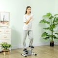 Miniatyrbillede 2 af 10: Mini stepper til hjemmet med LCD display, op-ned stepper med skridsikre pedaler, stepper hjemmetræner op til 100 kg, til bentræning, hjemmekontor fitn