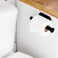 Miniatyrbillede 9 af 11: Toiletpapirholder i sort stål