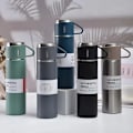 Miniatyrbillede 2 af 5: Herzberg HG-04210: Vakuumisoleret rejsetermokolbe i rustfrit stål - 500 ml