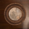 Miniatyrbillede 3 af 5: Træ bordmåttesæt (4 stykker) Seljuk - Wenge