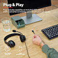Pikkukuva 7 / 8: Ayda PC-kuulokkeet ENC USB Musta