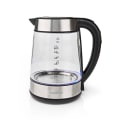 Miniatyrbillede 3 af 9: Elkedel | 1.7 l | Glas | Gennemsigtig | 60,70,80,90,100 °C | Temperaturindikator | Drejelig 360 grader | Skjult varmeelement | Strix®-controller | Bes