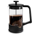 Miniatyrbillede 1 af 9: Kaffe- og testempelmaskine, glas, SORT, 400 ml