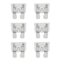 Miniatyrbillede 2 af 4: Bladsikringer standard 25A neutral 6 stk i blister