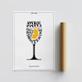 Miniatyrbillede 3 af 4: Plakat A4 Aperol Spritz - 2052