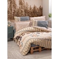 Miniatyrbillede 1 af 2: Ranforce Single Quilt Cover Set Dakota - Grå