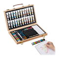 Miniatyrbillede 1 af 9: Træ Art Case 56-Piece