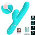 Miniatyrbillede 11 af 11: Pretty Love - Perlita Multifunktion 3 I 1 G-Spot Vibrator Aqua Green