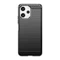 Miniatyrbild 7 av 7: Flexibelt fodral med karbonmönsterskydd för Xiaomi Redmi 12 Carbon Case, svart