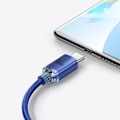 Miniatyrbild 9 av 9: Kabel för snabbladdning och dataöverföring USB - USB-C 100W 1,2m blå