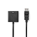 Miniatyrbillede 1 af 3: DisplayPort adapter | DisplayPort Han | DVI-D 24+1-Pins Hun | 1080p | Nikkelplateret | Lige | 0.20 m | Runde | PVC | ABS | Sort | Box