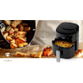 Miniatyrbild 6 av 7: Varmlufts Fritös | 4,2 l | Timer: 240 min | Antal förinställda program: 8 | Digital | Svart