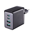 Miniatyrbillede 2 af 9: GaN 67W netværksoplader 2x USB 2x USB-C + USB-C kabel 1,2m sort