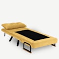 Miniatyrbillede 4 af 6: 1-sædet sovesofa Sando Single - Sennep