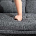 Pikkukuva 9 / 10: Vuodesohva 3-Istuttava Vuodesohva Kokoontaitetulla Pöydällä, Mukiteline, Scandi Design, Tummanharmaa, 250Kg Asti