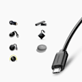Miniatyrbillede 3 af 9: Eksternt LAN micro USB netværkskort 100Mbps til Chromecast 1m sort
