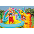 Miniatyrbild 4 av 8: Uppblåsbar pool för barn, vattenlekplats, rutschkana, fontän INTEX 57135