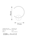 Miniatyrbillede 7 af 7: Væglampe Moon - 13329