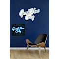 Miniatyrbillede 4 af 7: Dekorativ Plastic Led-belysning Good Vibes Only 2 - Blå