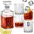 Pikkukuva 8 / 8: Dekantteri ja viskilasit lasit 900 ml + 4x300 ml 5 kpl.