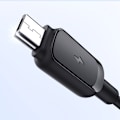 Pikkukuva 8 / 9: MicroUSB - USB-kaapeli 2.4A 480Mbps 2m musta