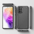 Miniatyrbild 8 av 9: Slitstarkt och flexibelt fodral och skal till Galaxy A73 Onyx grå