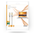 Pikkukuva 3 / 3: CAT5e verkkokaapeli | SF/UTP | RJ45 uros | RJ45 uros | 30.0 m | Pyöreä | PVC | Harmaa | Muovipussi