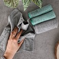 Miniatyrbillede 2 af 7: Meget absorberende mikrofiber køkkenruller, 4-pak